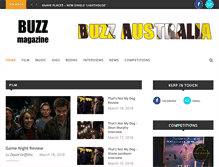 Tablet Screenshot of buzzmagazine.com.au